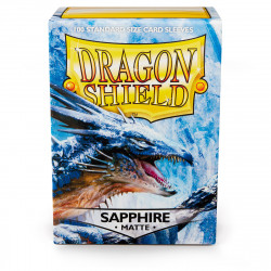 Dragon Shield - Matte 100 Sleeves - Sapphire 'Roiin & Royenna'