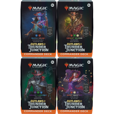 Outlaws of Thunder Junction - Commander Decks Set (4 Decks)