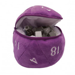 Ultra Pro - D20 Plush Dice Bag - Purple